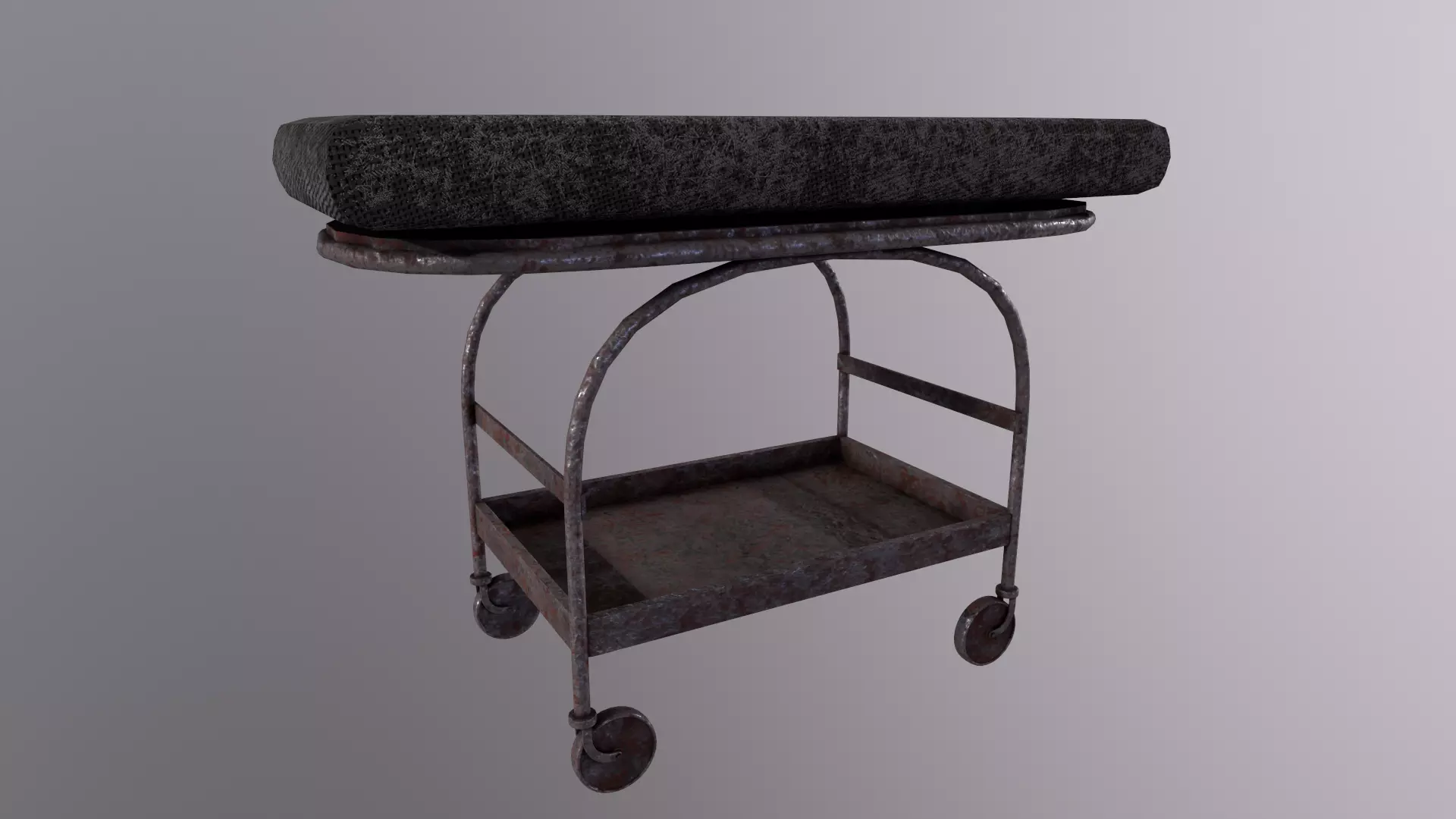 Stretcher - Game Ready - Low Poly PBR 3D Model Low-poly 3D model_0