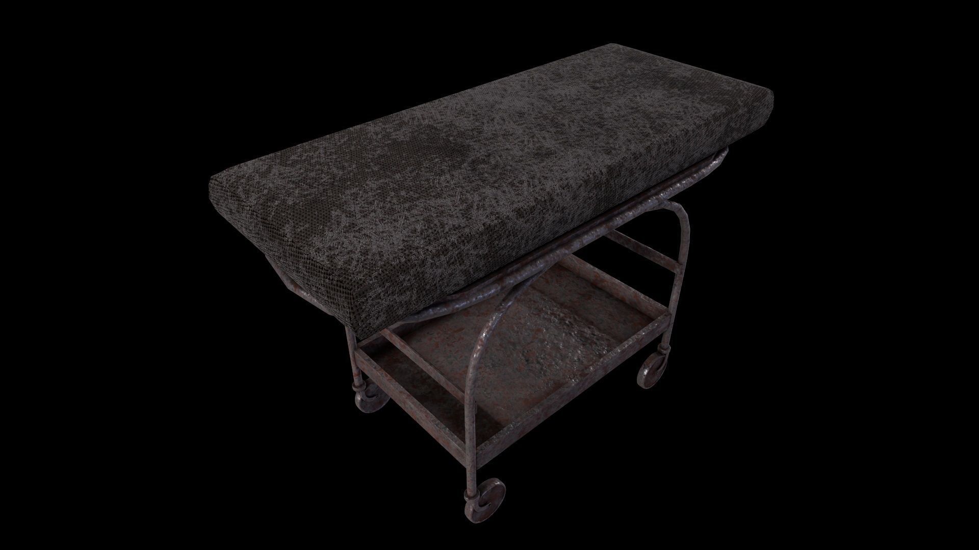 Stretcher - Game Ready - Low Poly PBR 3D Model Low-poly 3D model_3