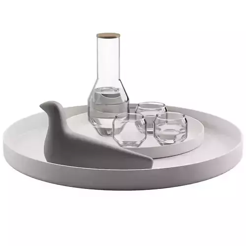 061 Kitchen decor set DISHES atipico angolo carafe set 01