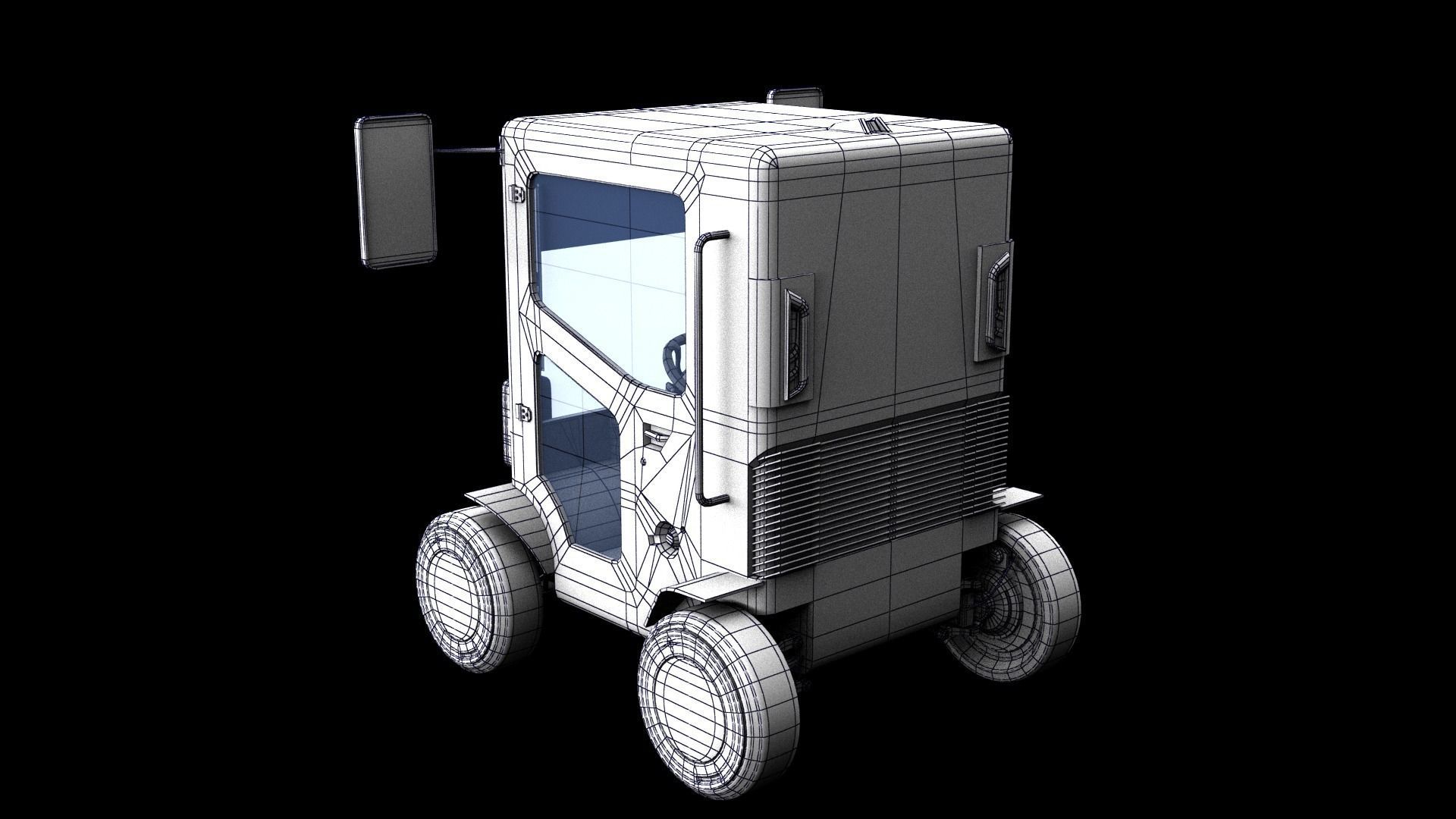 Sci-fi Urban Cruiser 3D model_19