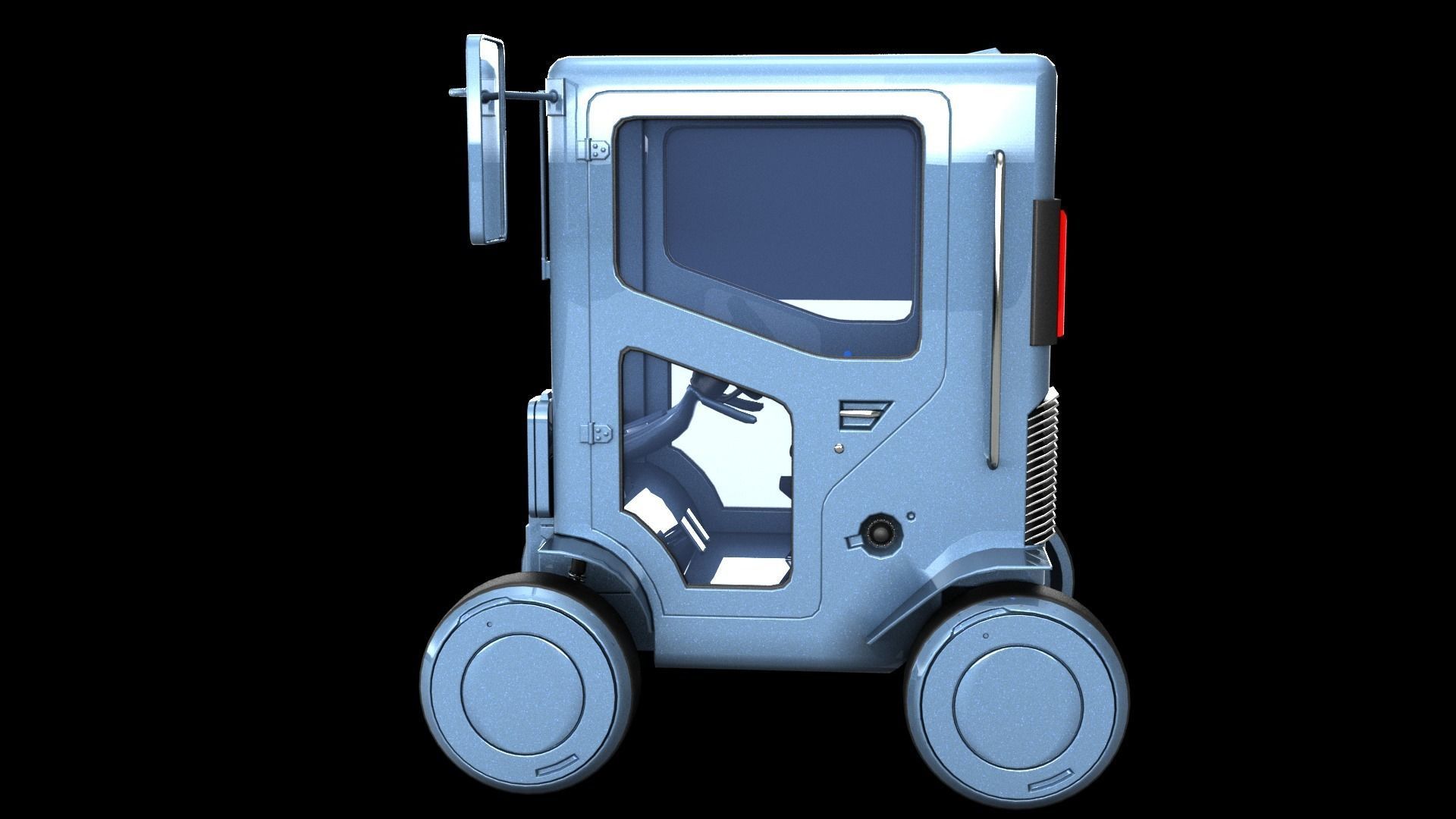 Sci-fi Urban Cruiser 3D model_7