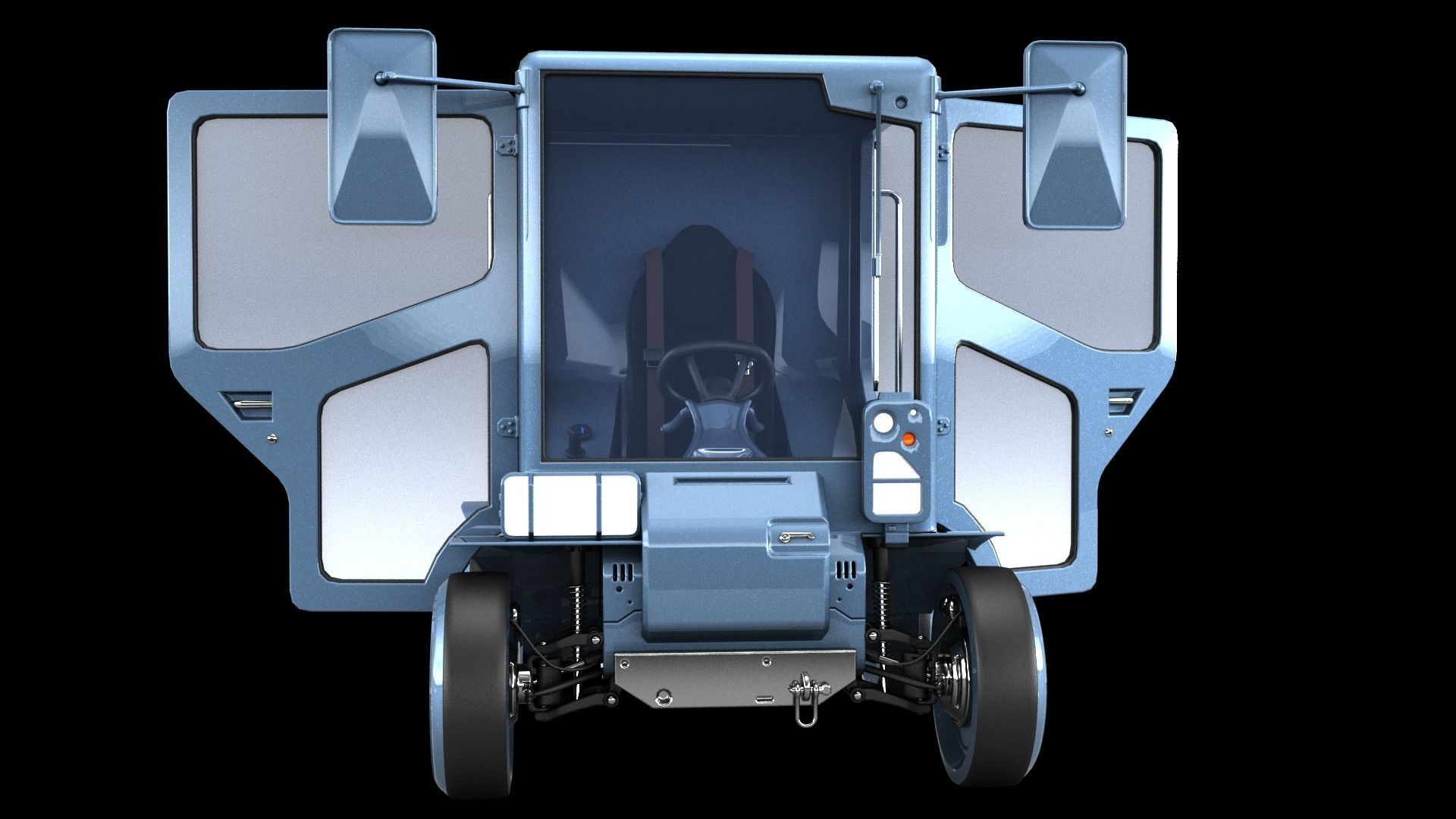 Sci-fi Urban Cruiser 3D model_4