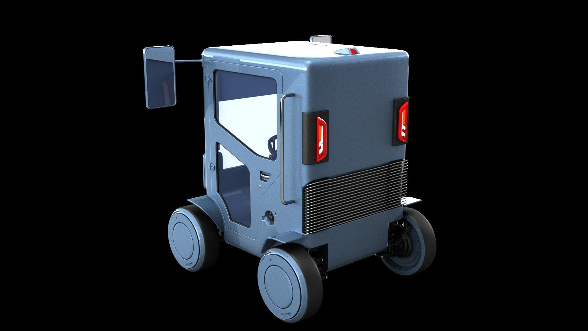 Sci-fi Urban Cruiser 3D model_8