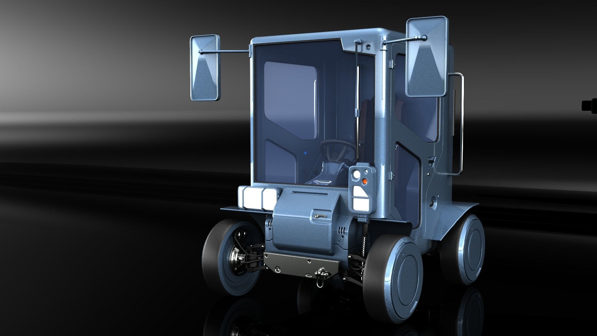 Sci-fi Urban Cruiser 3D model_1