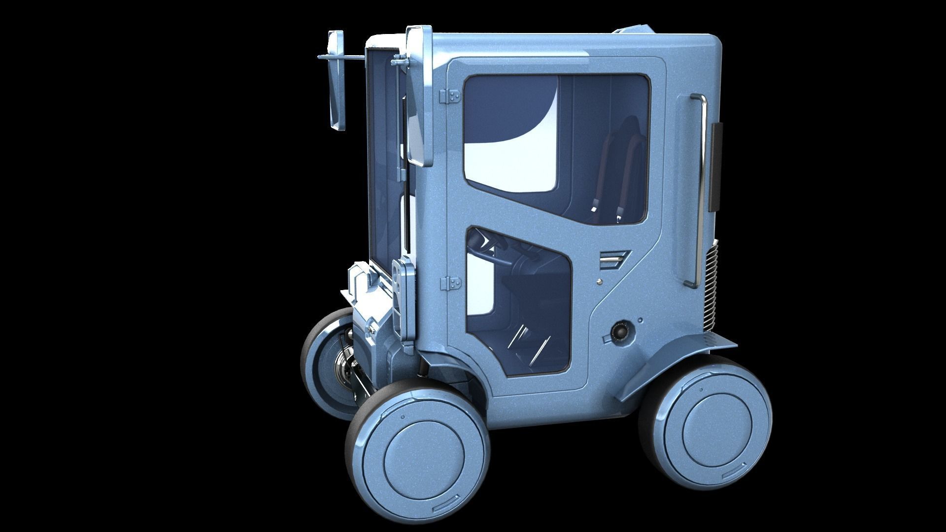 Sci-fi Urban Cruiser 3D model_6