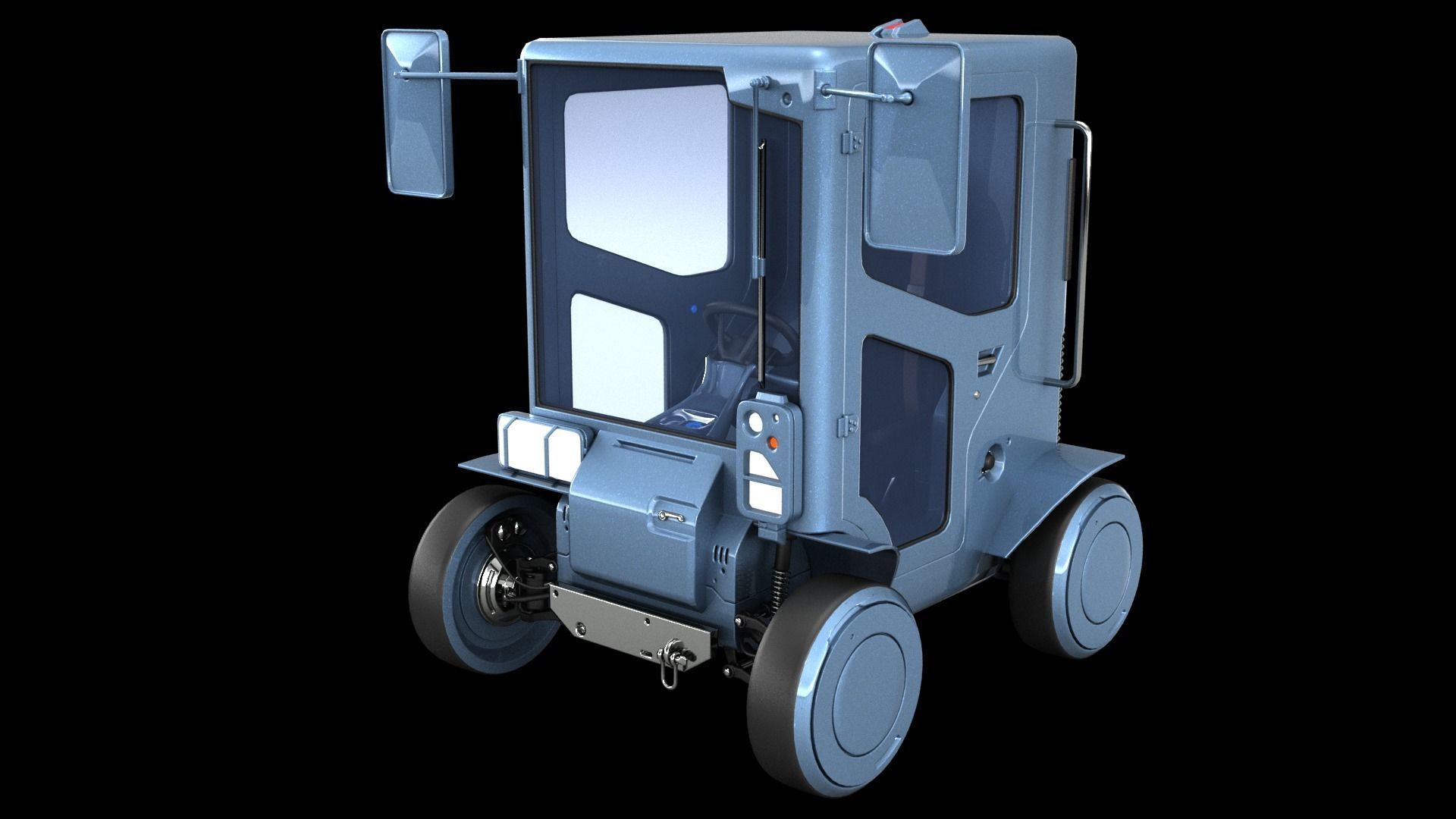 Sci-fi Urban Cruiser 3D model_2