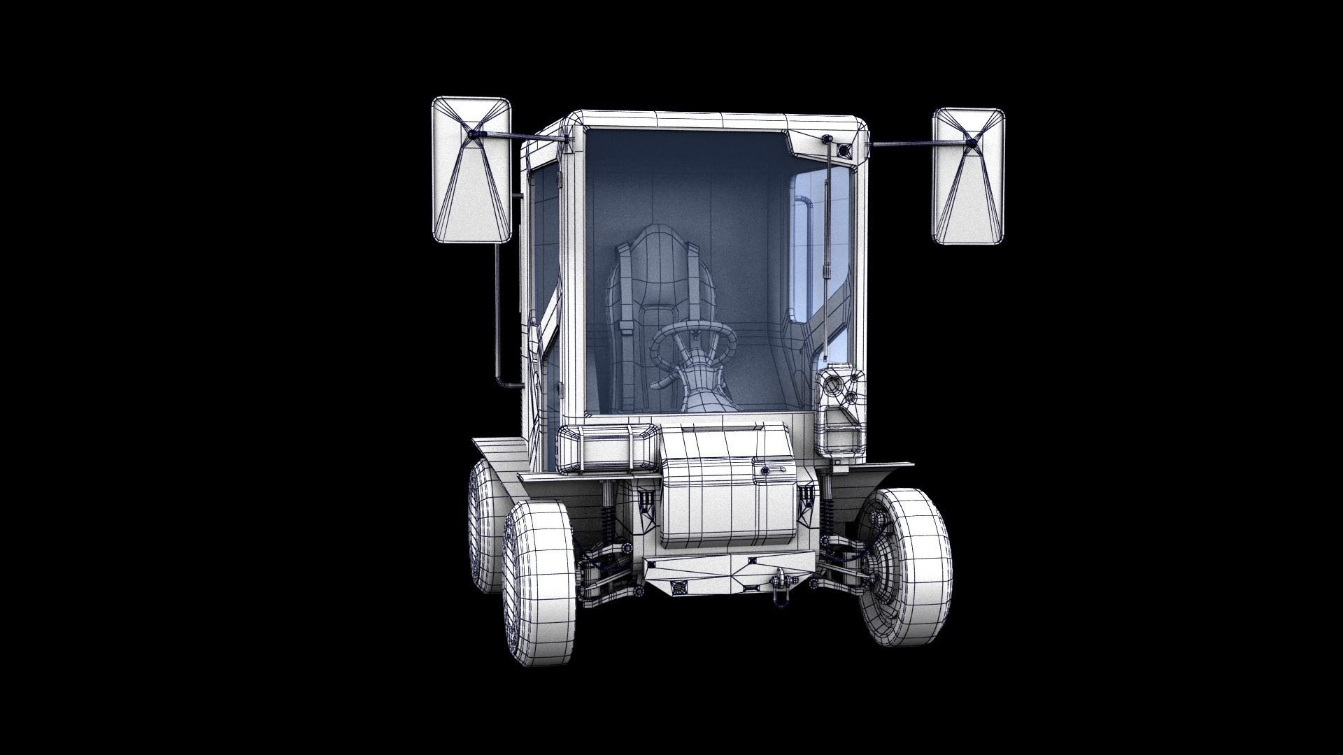 Sci-fi Urban Cruiser 3D model_24