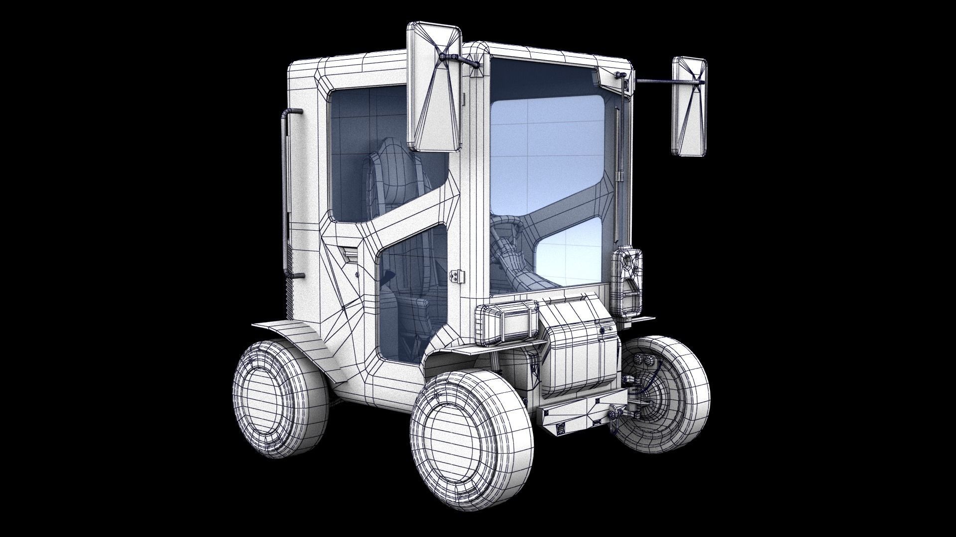 Sci-fi Urban Cruiser 3D model_23