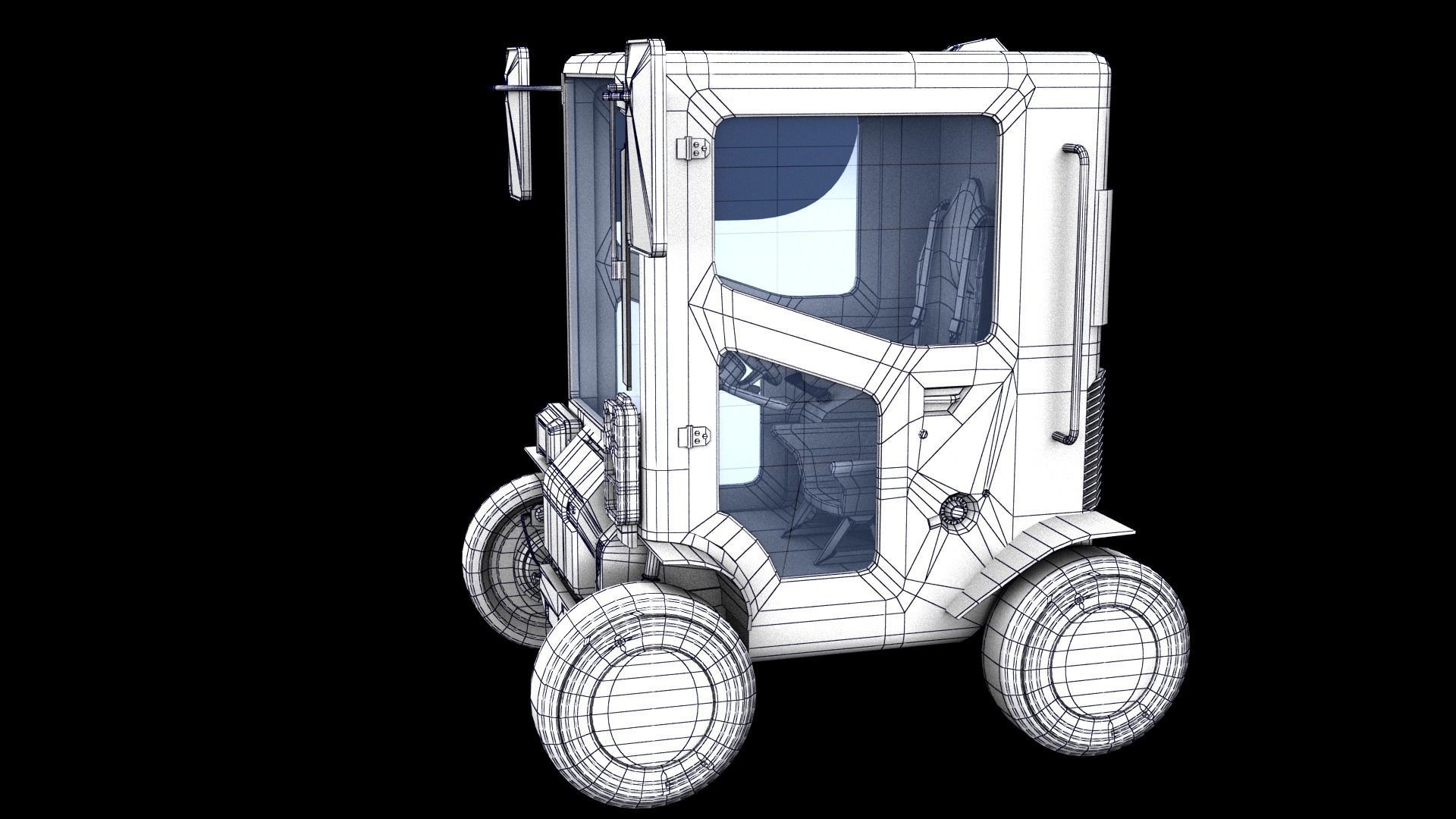 Sci-fi Urban Cruiser 3D model_17