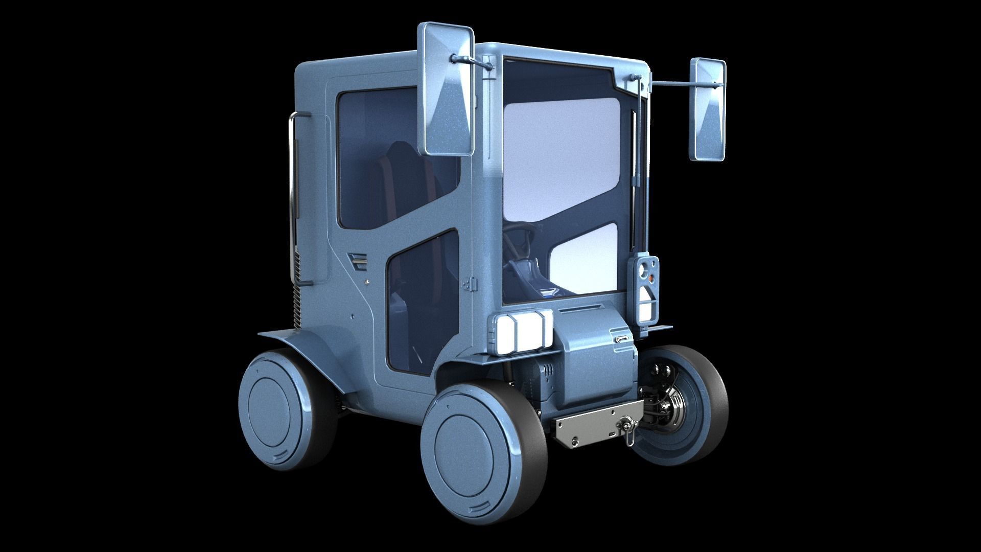 Sci-fi Urban Cruiser 3D model_12