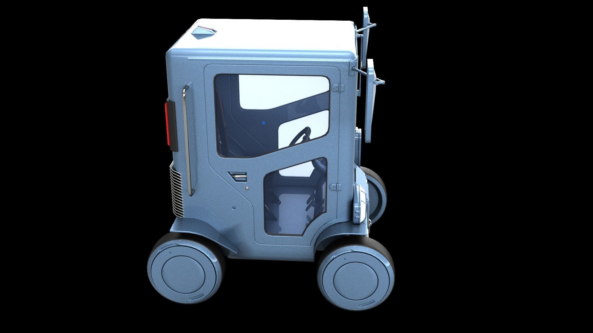 Sci-fi Urban Cruiser 3D model_11