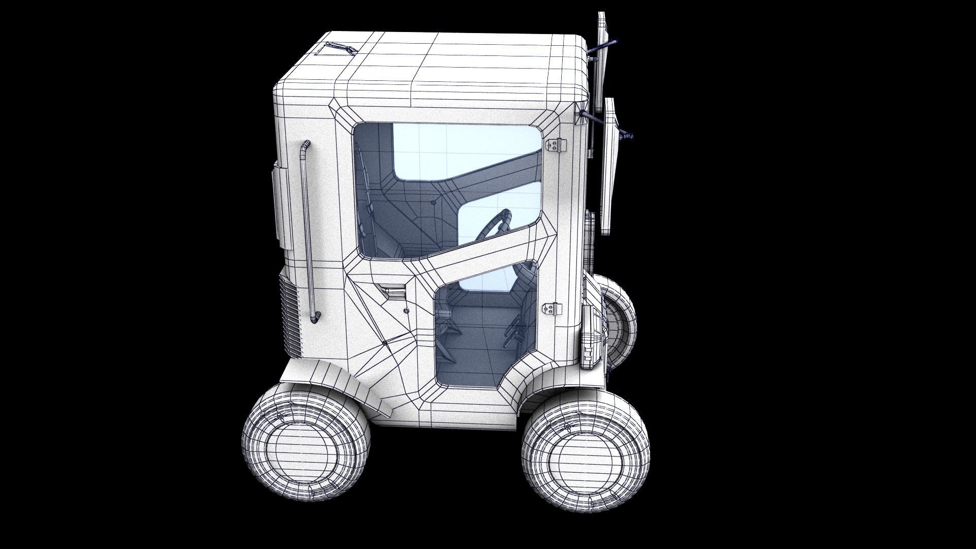 Sci-fi Urban Cruiser 3D model_22