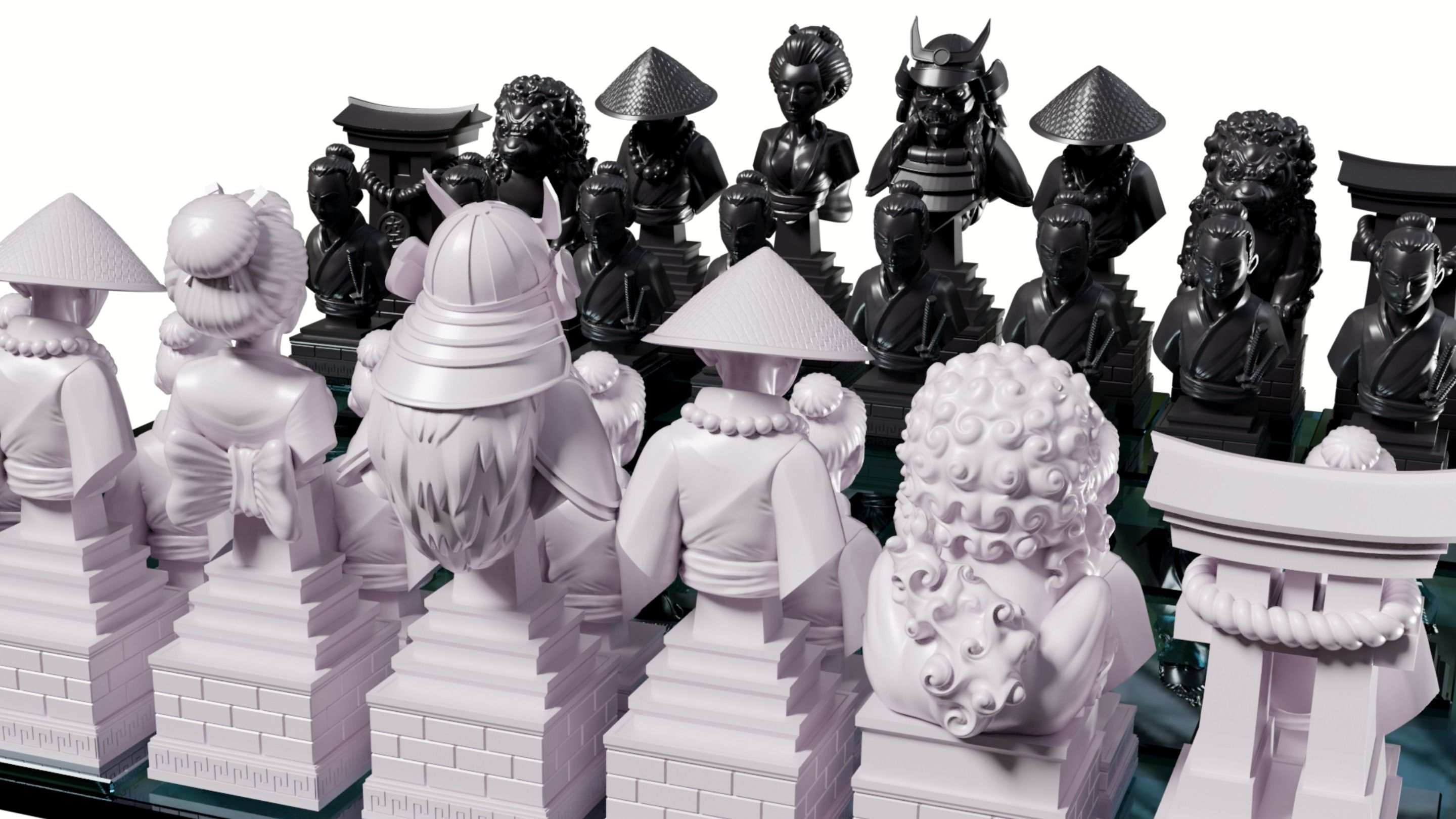 WESM CHESS SETS -LUXO 3D print model_9