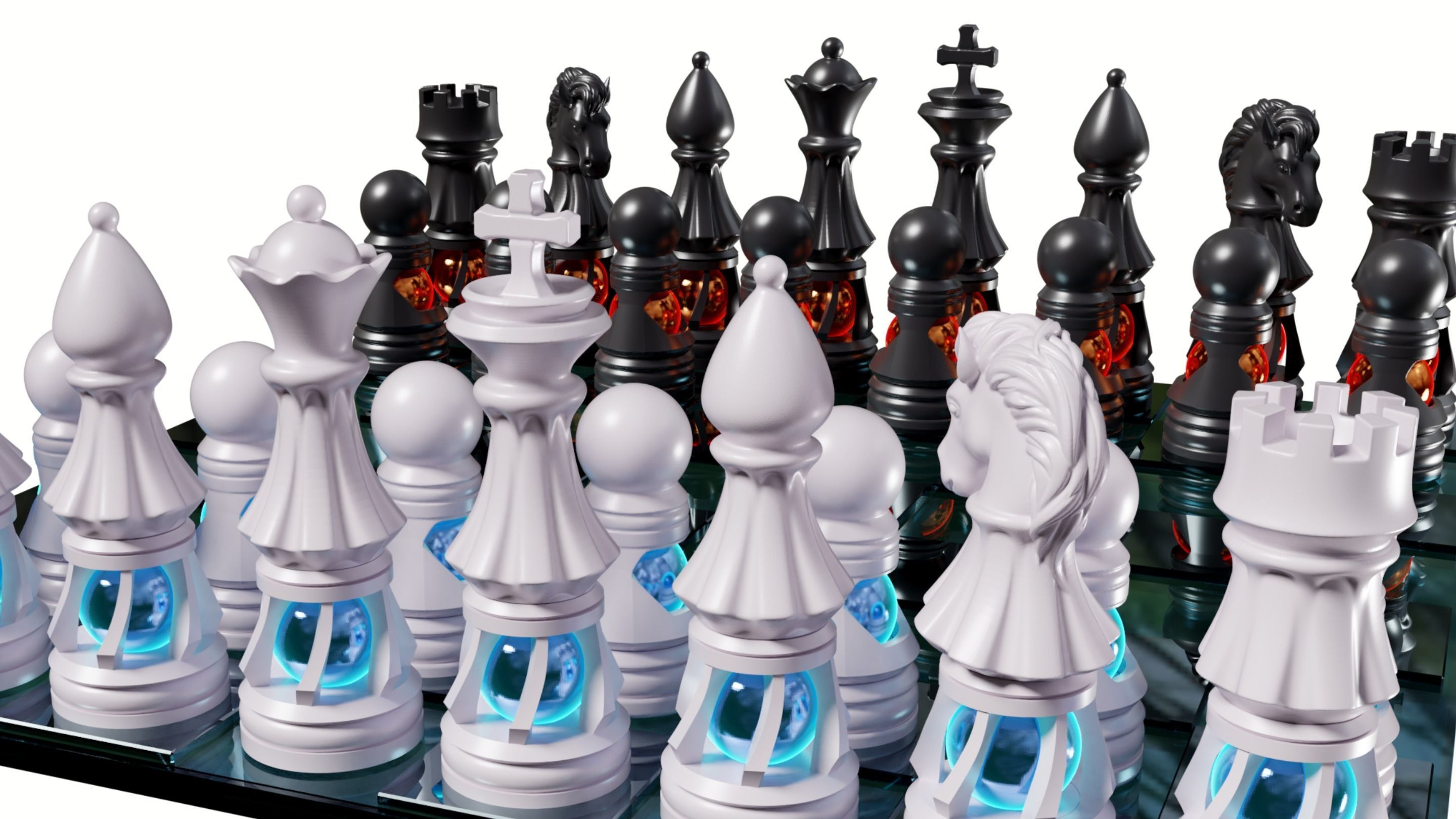 WESM CHESS SETS -LUXO 3D print model_5