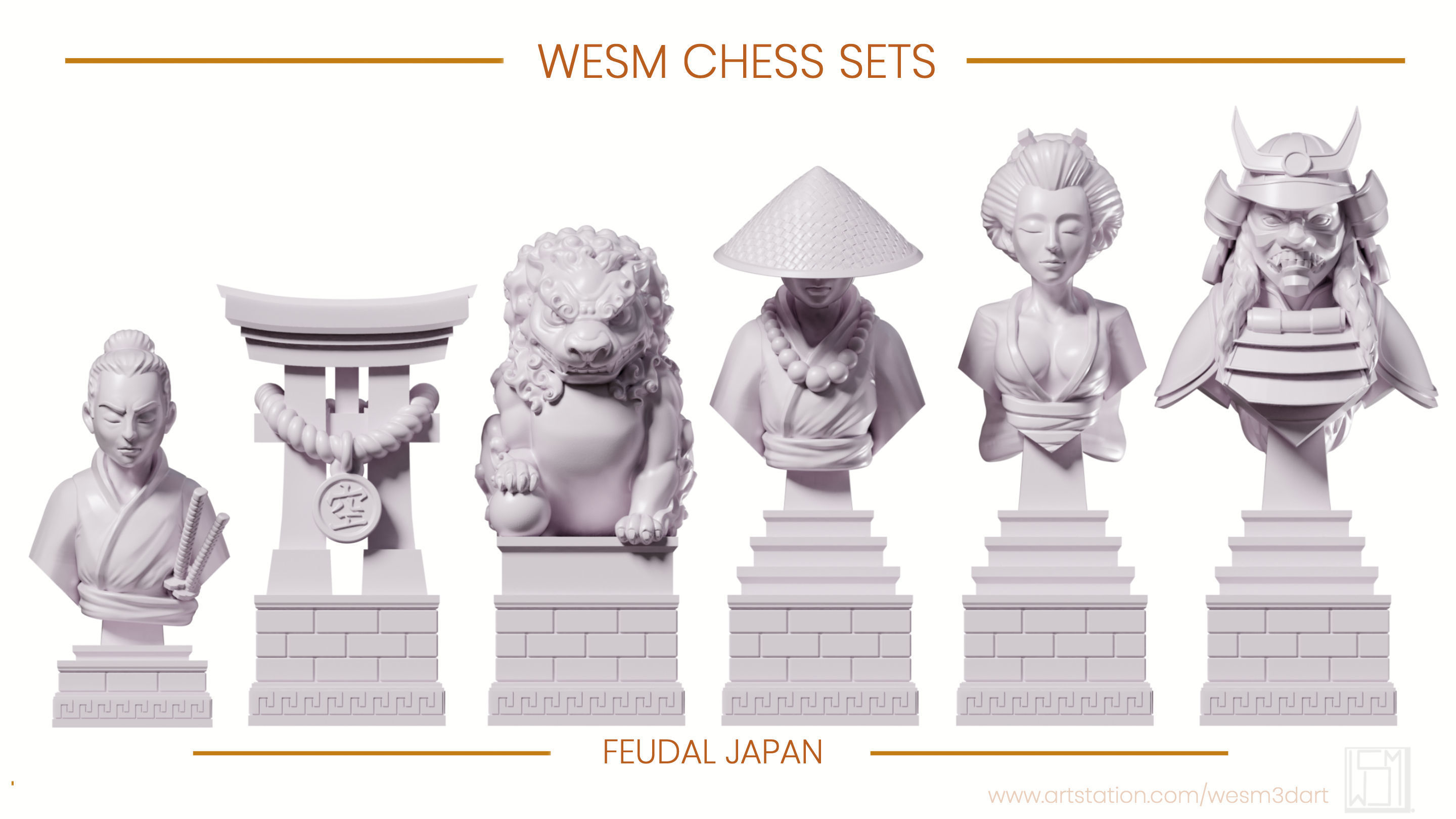 WESM CHESS SETS -LUXO 3D print model_8
