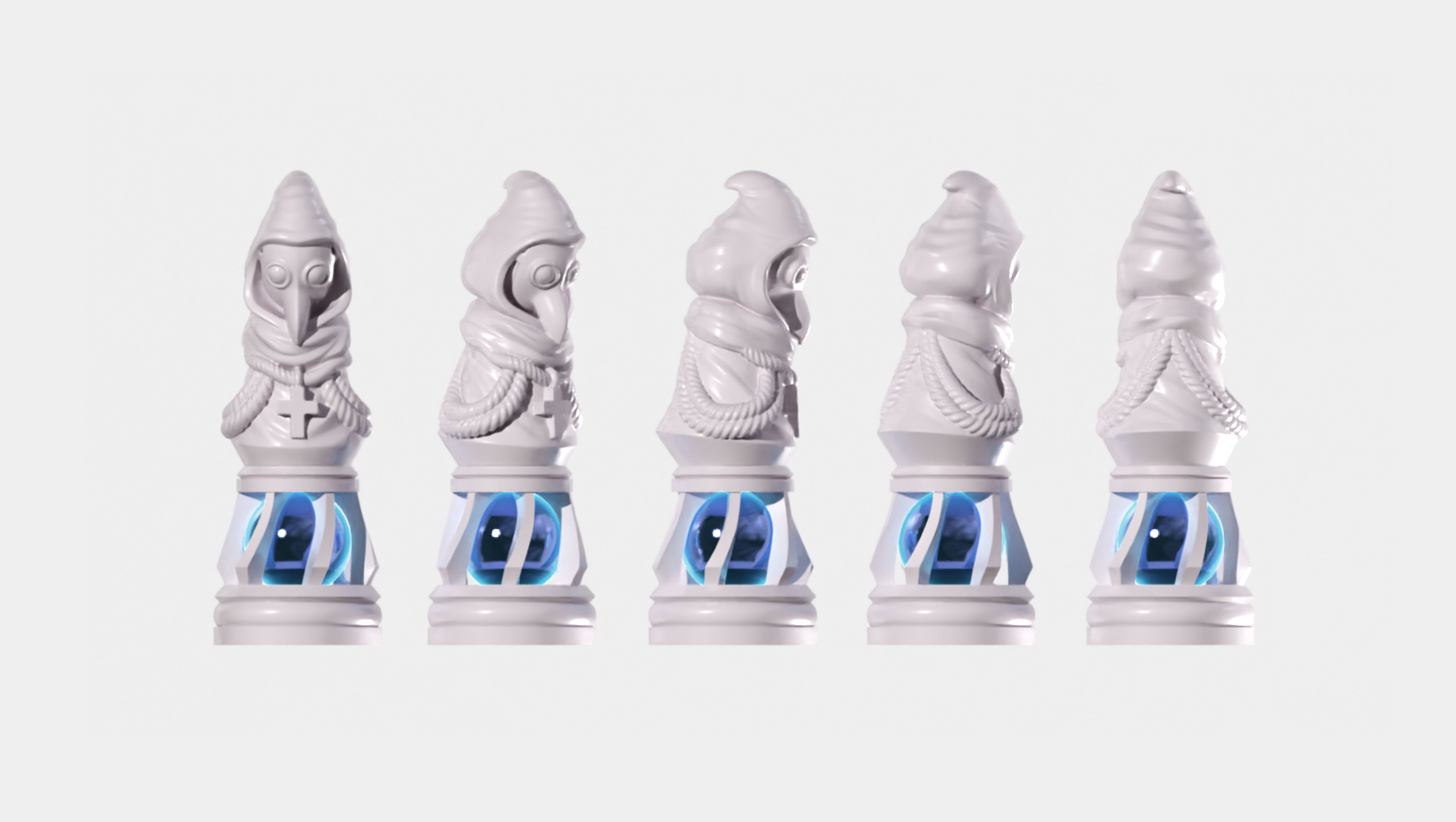WESM CHESS SETS -LUXO 3D print model_19