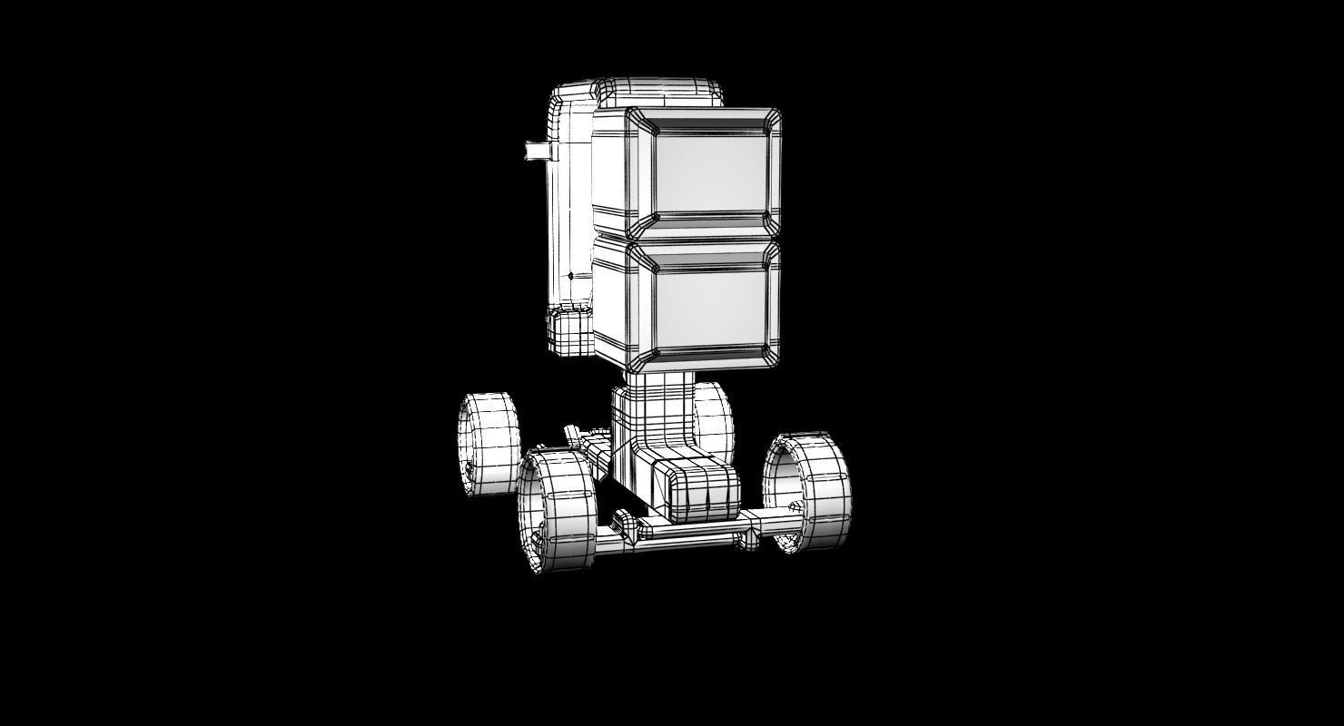Sci-fi Scooter 3D model_20