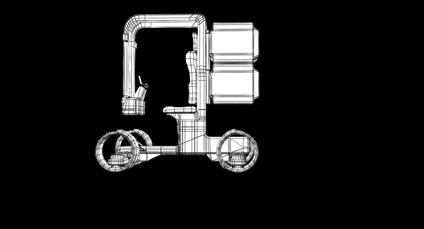 Sci-fi Scooter 3D model_18