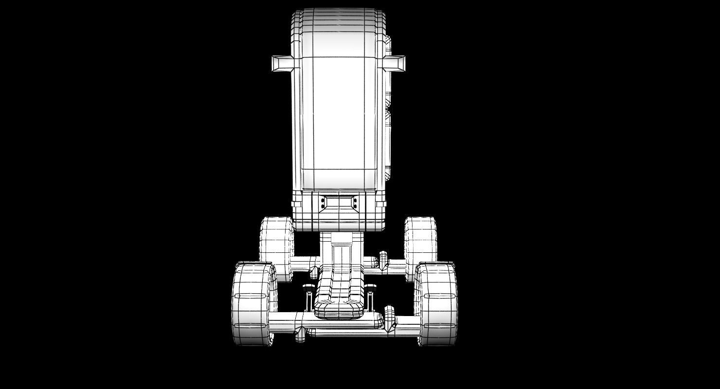 Sci-fi Scooter 3D model_16