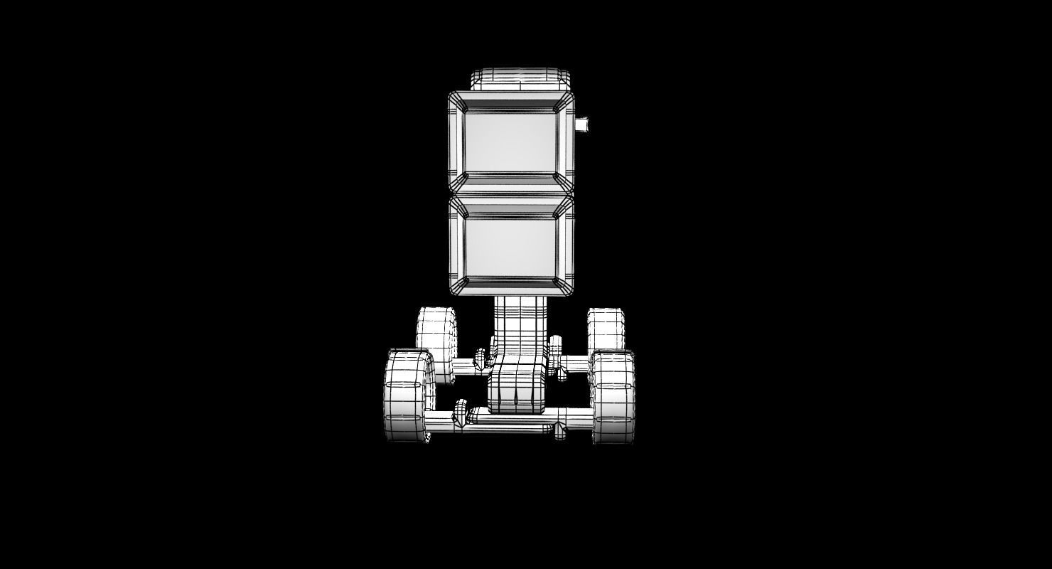 Sci-fi Scooter 3D model_21