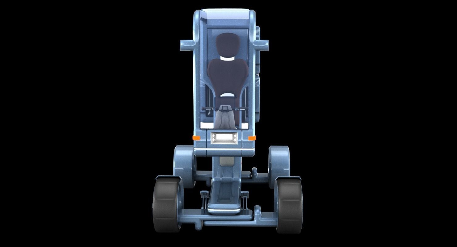 Sci-fi Scooter 3D model_5