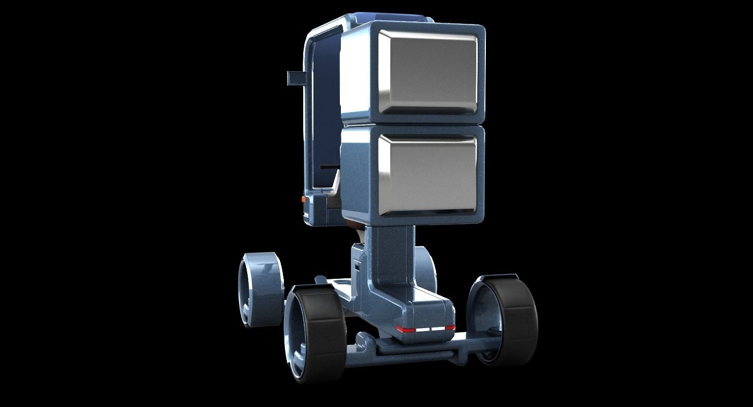 Sci-fi Scooter 3D model_9