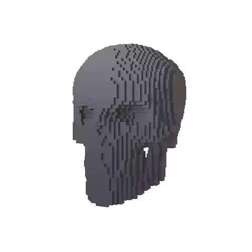 Voxel Skull v1 002