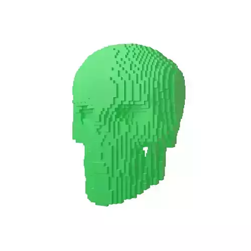 Voxel Skull v1 004