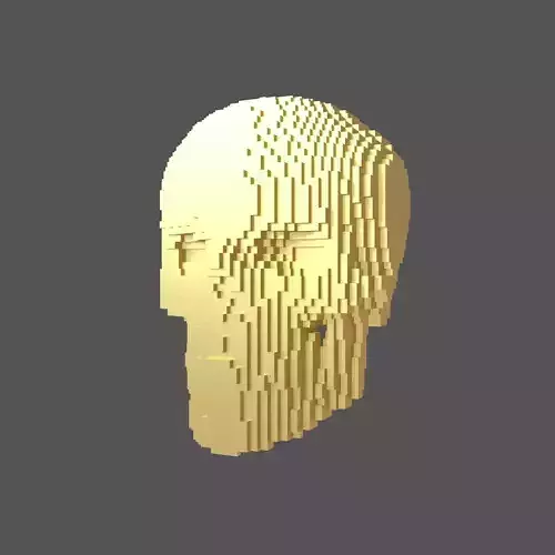 Voxel Skull v1 006