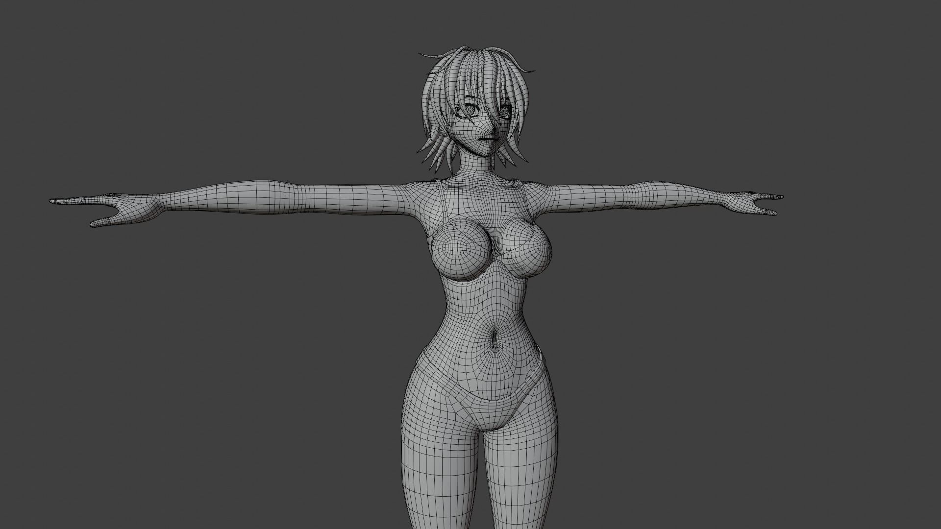 Victoria Seras VRChat Avatar Low-poly 3D model_11