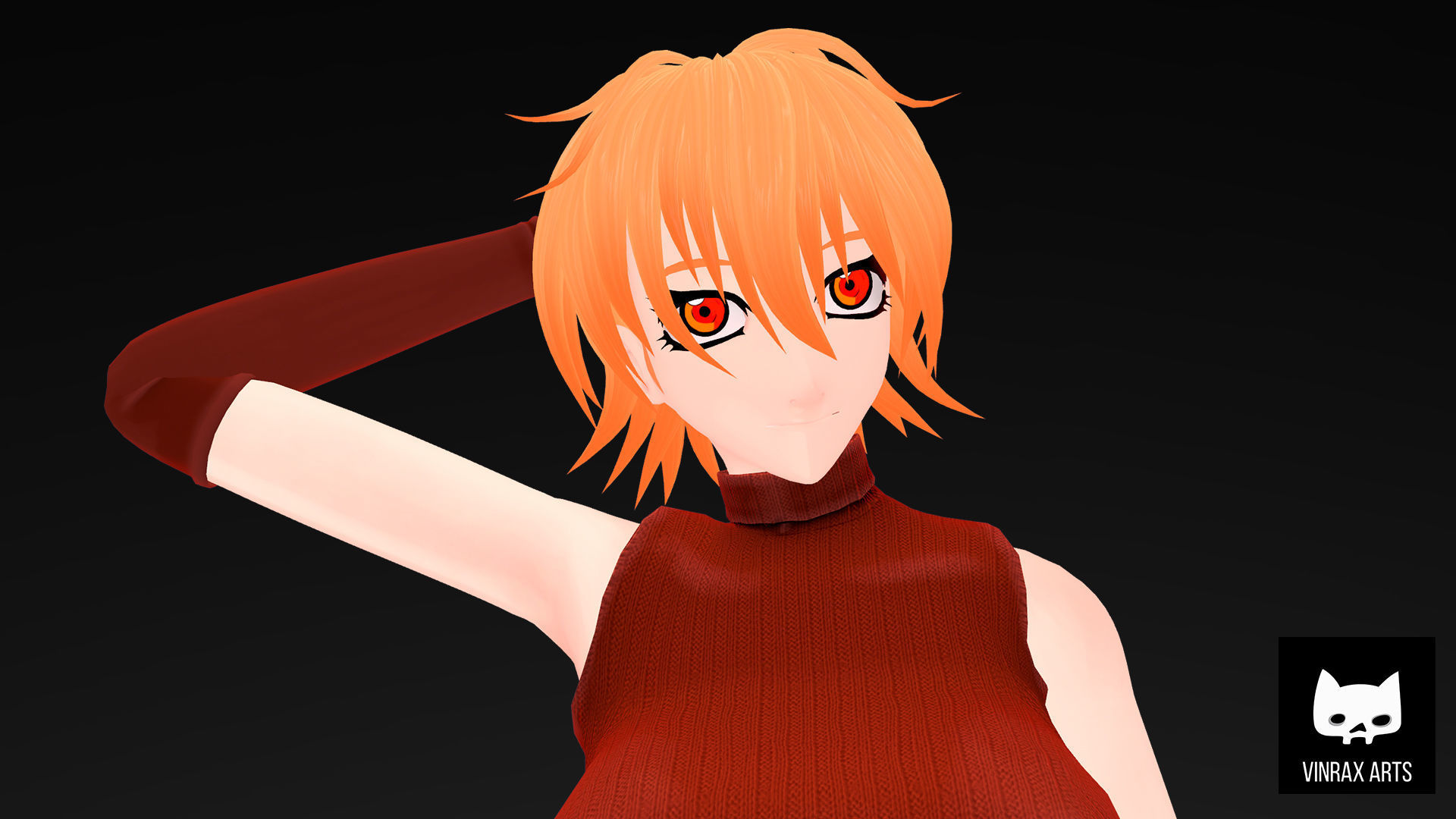 Victoria Seras VRChat Avatar Low-poly 3D model_4