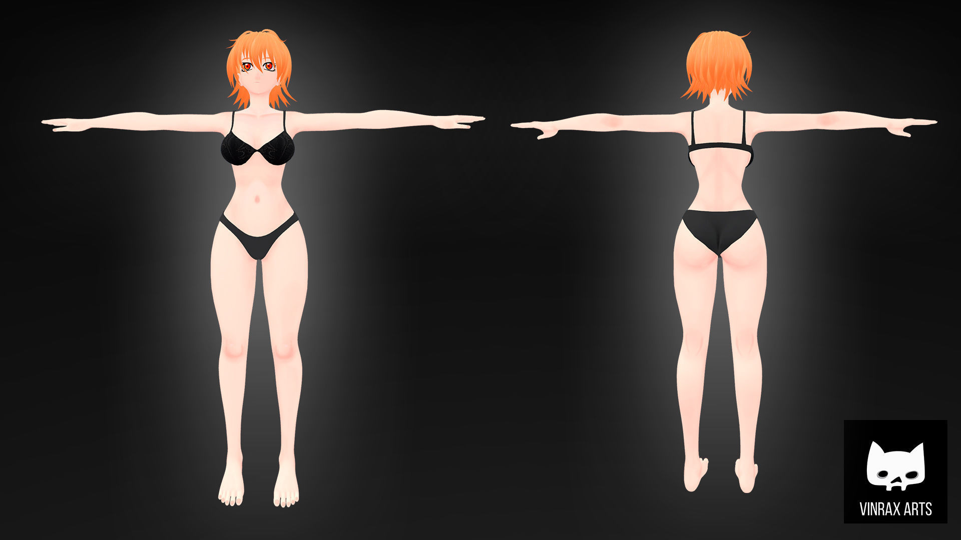 Victoria Seras VRChat Avatar Low-poly 3D model_7