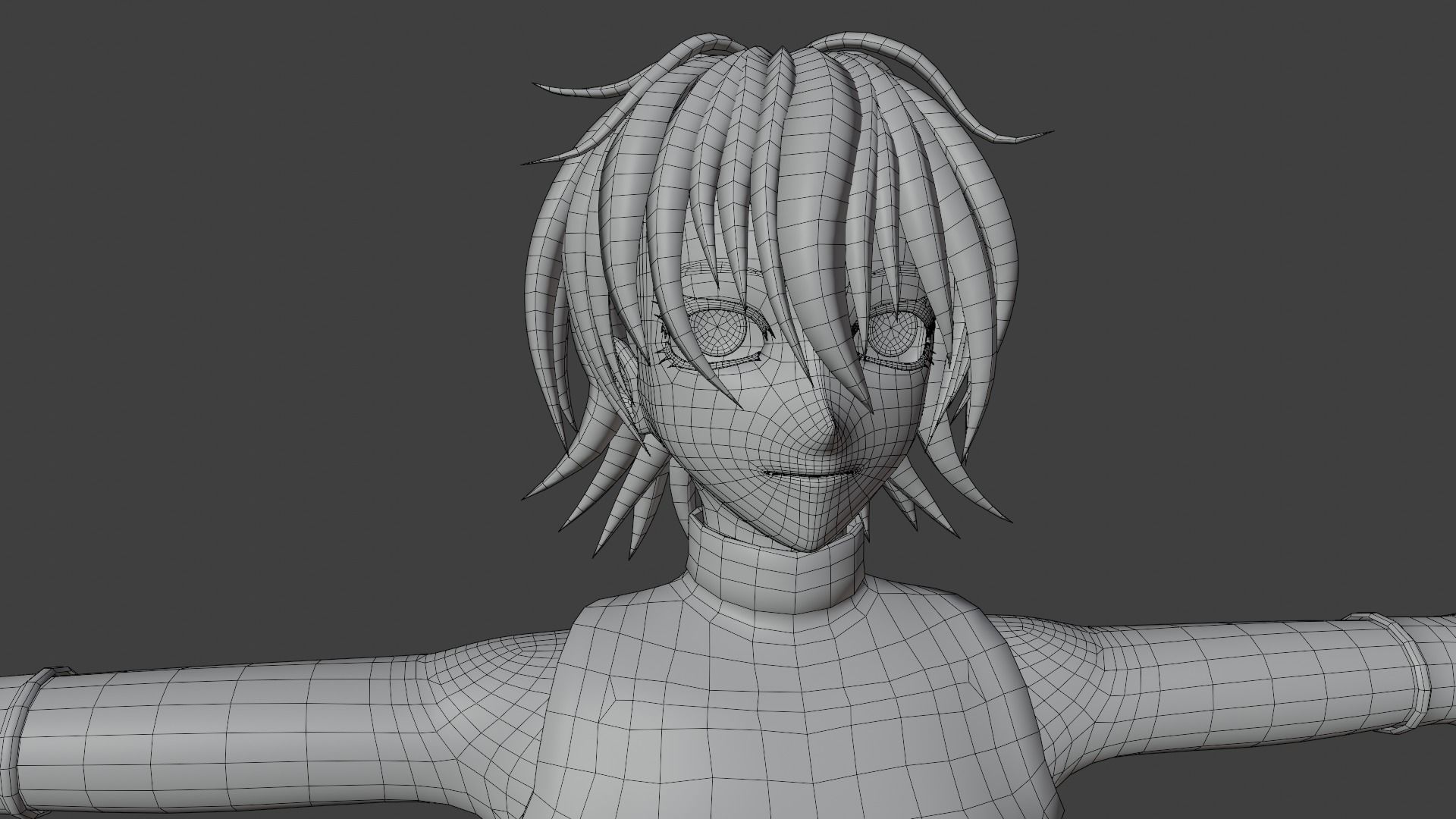 Victoria Seras VRChat Avatar Low-poly 3D model_10