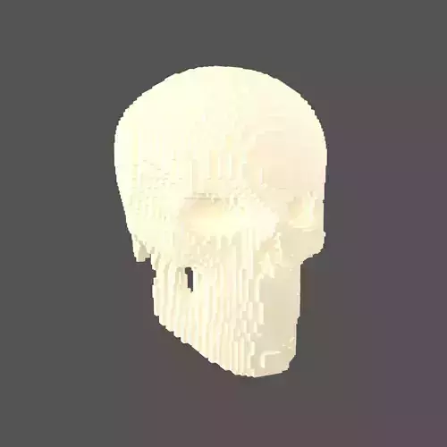 Voxel Skull v2 001