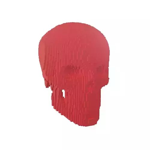 Voxel Skull v2 005