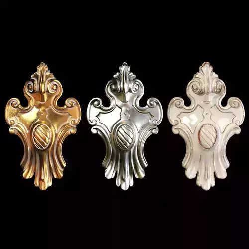 Classic carved 116 3D model