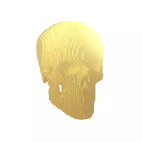 Voxel Skull v2 005