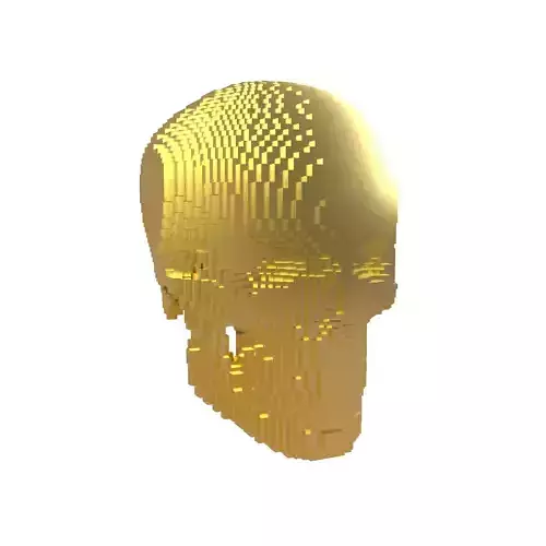 Voxel Skull v2 007