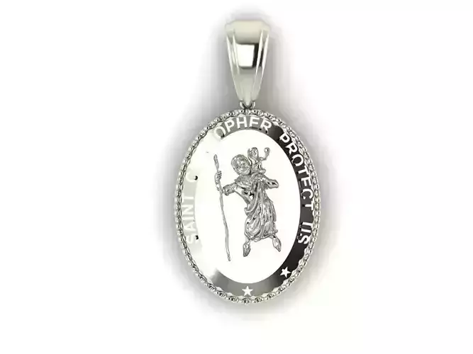 Saint Christopher necklace 350