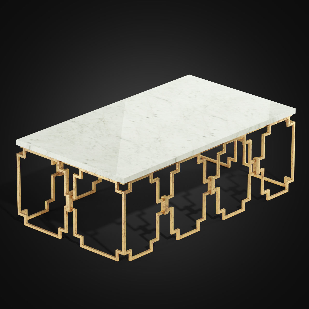 Evermore Rectangle Cocktail Table 3D model_1