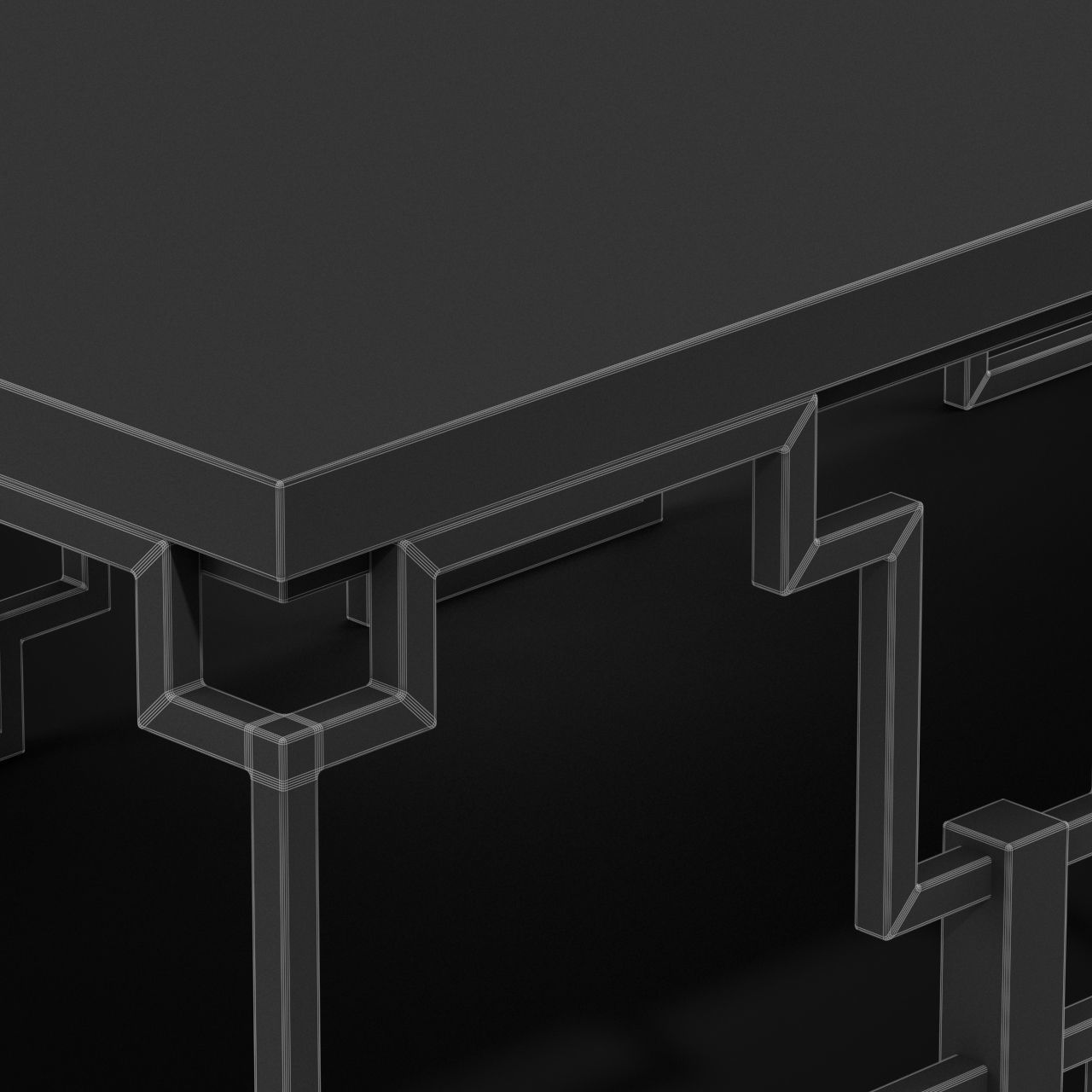 Evermore Rectangle Cocktail Table 3D model_3