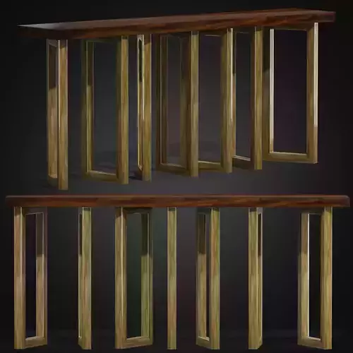 Melange Connelly Hall Console 3D model