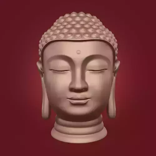 Buddha Bust -- Ready for 3D Printing 3D print model