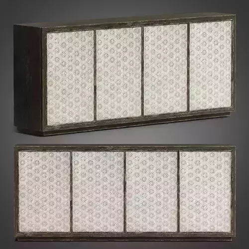 Melange Greystone Four-Door Credenza