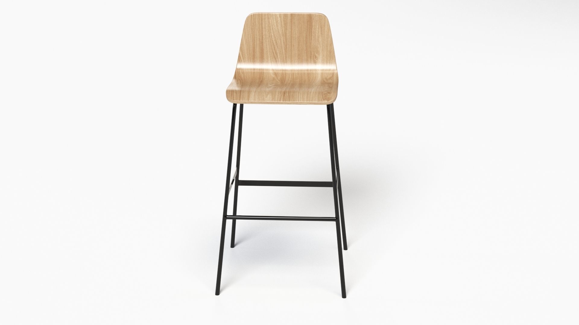 Lecture Bar Stool 3D model_32