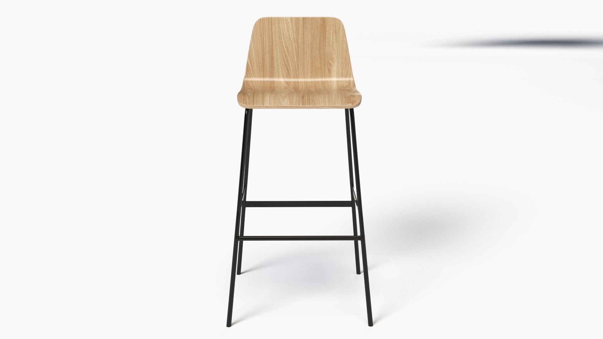 Lecture Bar Stool 3D model_14