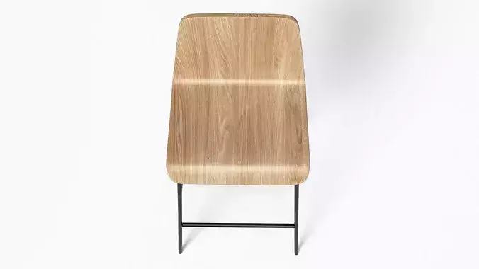 Lecture Bar Stool 3D model 6