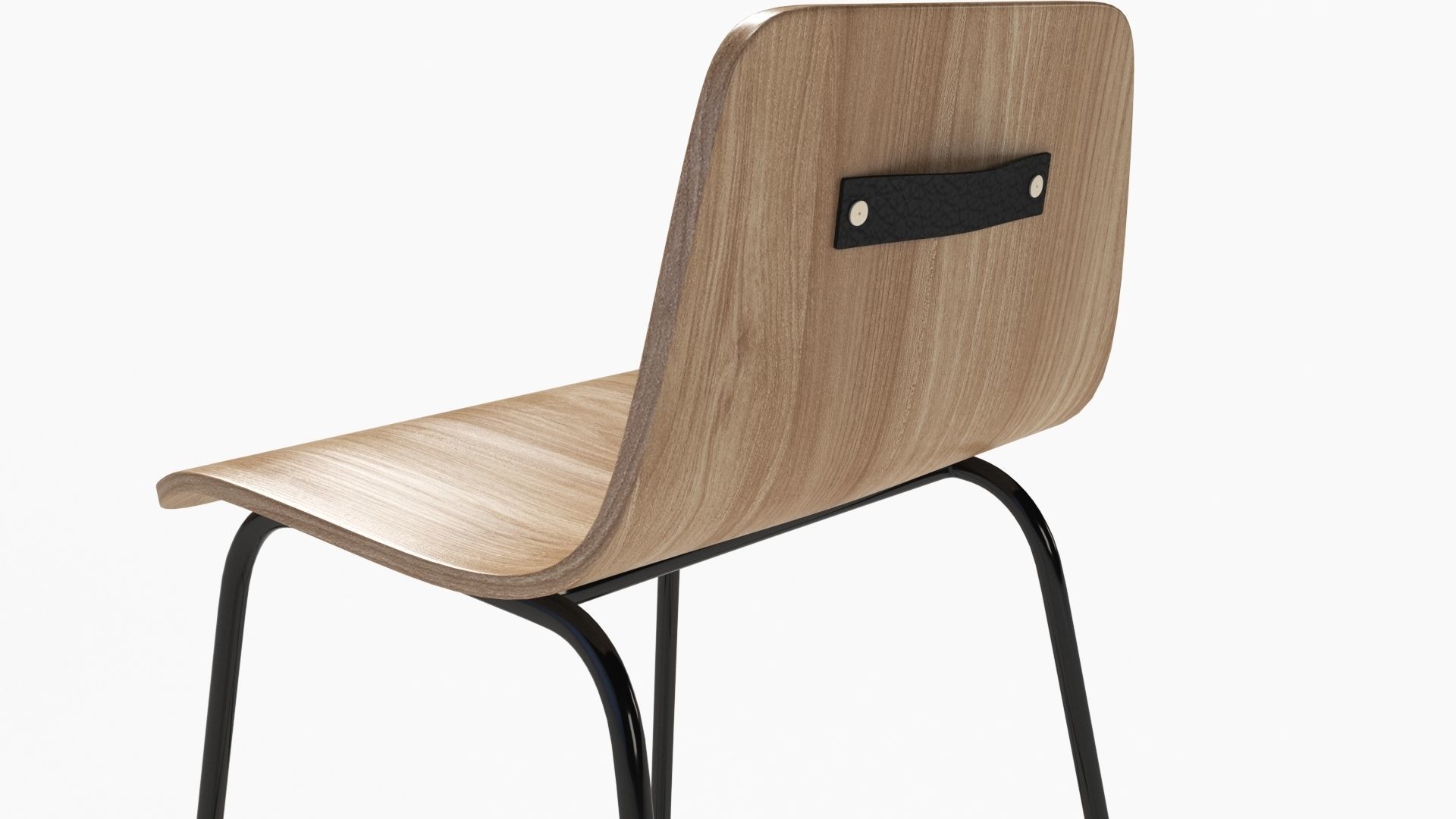 Lecture Bar Stool 3D model_3