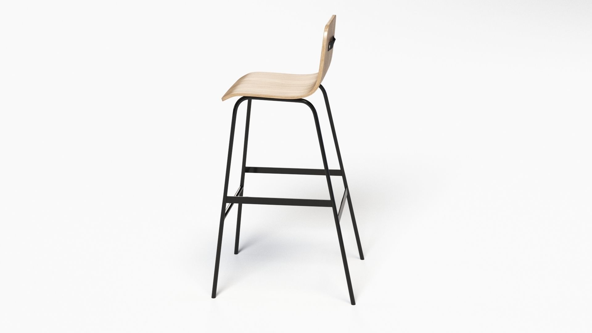 Lecture Bar Stool 3D model_27