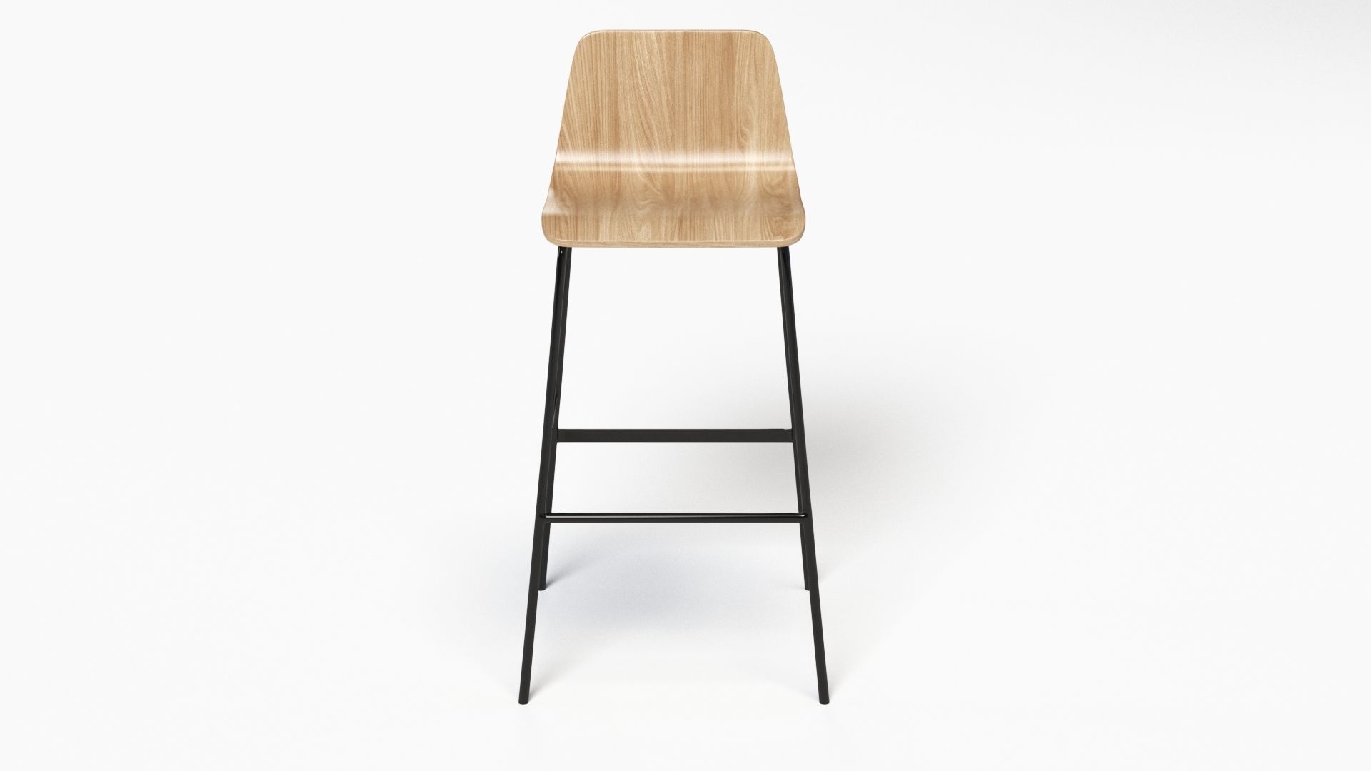 Lecture Bar Stool 3D model_33